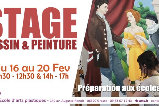 Stage intensif de préparation aux concours d’entrée aux écoles d’arts