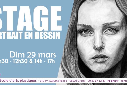Stage de portrait au fusain à Grasse pour adolescents et adultes tous niveaux
