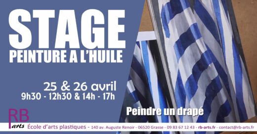 Stage&#x20;de&#x20;peinture&#x20;&#x00E0;&#x20;l&#x2019;huile&#x20;&#x00E0;&#x20;Grasse&#x20;&#x2013;&#x20;Apprentissage&#x20;du&#x20;drap&#x00E9;