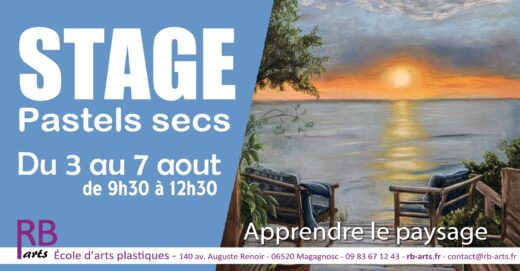 Stage de paysage aux pastels secs à Grasse pour adolescents et adultes