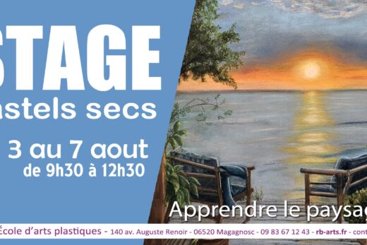 Stage de paysage aux pastels secs à Grasse pour adolescents et adultes