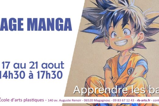 Stage de manga à Grasse – découvrir les bases du manga