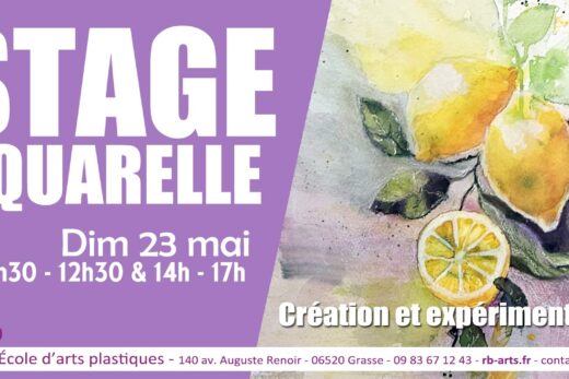 Stage d’aquarelle créative à Grasse : osez peindre autrement