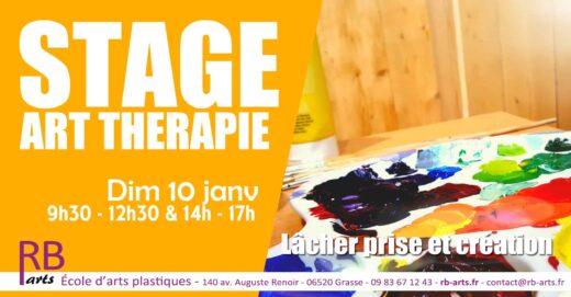 Stage d’art-thérapie à Grasse : commencer l’année par une journée d’aquarelle et de créativité