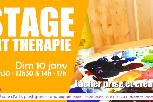 Stage d’art-thérapie à Grasse : commencer l’année par une journée d’aquarelle et de créativité