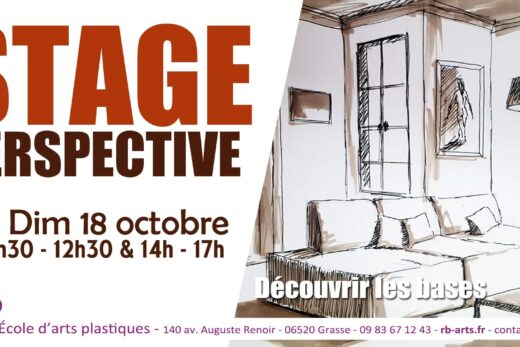Stage de perspective à Grasse : apprendre les bases du dessin en perspective